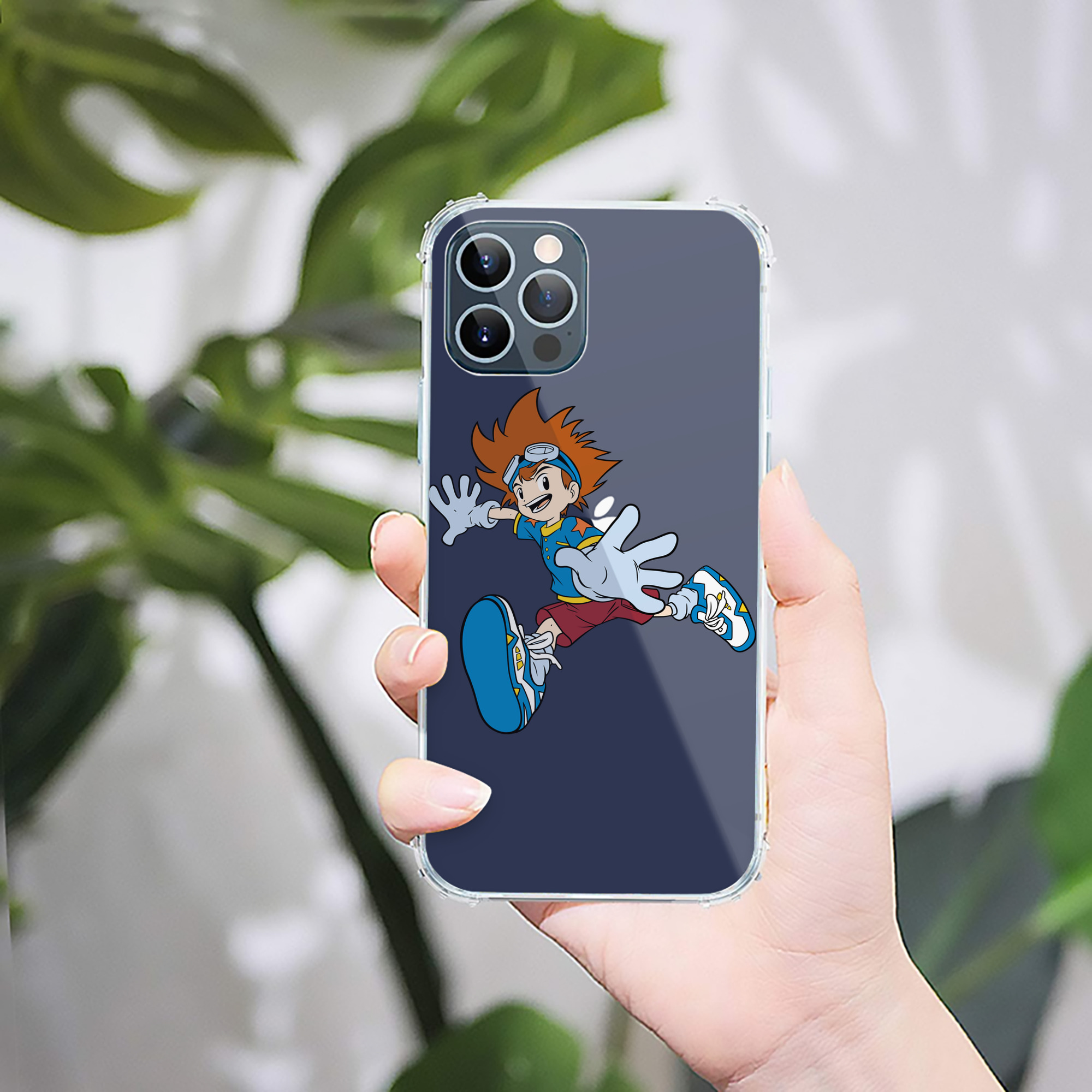 （画像用） Digimon デジタルモンスター/デジモン 【iPhone 12シリーズ対応】透明スマホケース（クリアソフトケース）